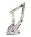 Billet Hood Hinges Set For 1967-1972 Chevy Truck Bright Polished Finish Pair Of Hinges For Easy Hood Alignment And Classic Look