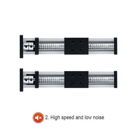 Ball Screw Z Axis CNC Sliding Stage With 100 To 200mm Travel, Linear Rail Support, Ideal For Z Axis Motion Tables
