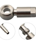 Heavy Duty Metal Hydraulic Hose Fitting For Mountain Bike Disc Brake Systems MT4 MT5 MT6 MT7 MT8, Leak Free Banjo Connection