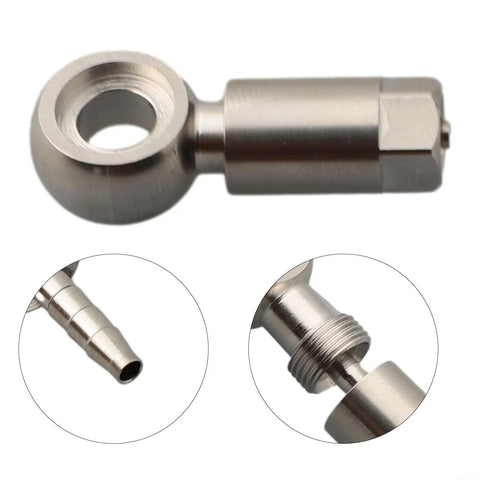 Heavy Duty Metal Hydraulic Hose Fitting For Mountain Bike Disc Brake Systems MT4 MT5 MT6 MT7 MT8, Leak Free Banjo Connection
