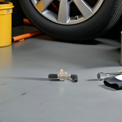 Universal Quick Release Tire Changer Valve Bead Breaker Exhaust For High Pressure Pneumatic Tire Machines Rapid Exhaust And Easy Replacement Wide Compatibility For Auto Shops And Commercial Tire Service, metal valve