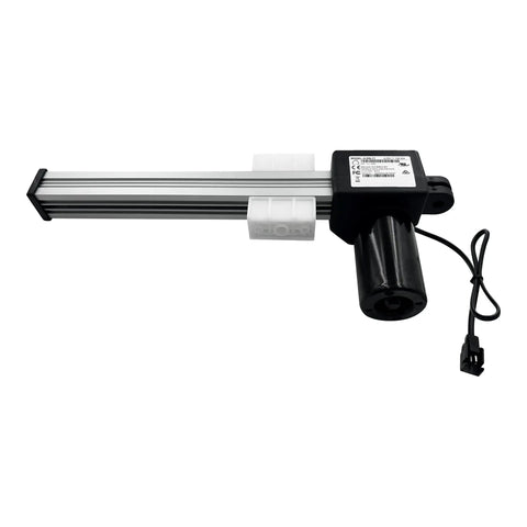 Power Recliner Motor Actuator Kit For Lift Sofa Straight Up Reliable Replacement Unit showing 156 mm long actuator with 2 pin connector.