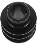 Heavy Duty Double Groove V Belt Pulley For Gas Engine With 20mm Shaft top view showing precision machined black finish for water pumps.