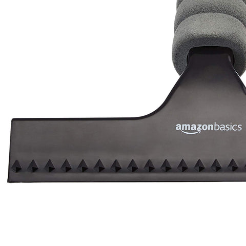 All Purpose Window Squeegee With Easy Grip Handle For Windshields Glass Mirrors And Shower Tiles Dope Streak Free Wipe Lightweight 8 Inch Silicone Rubber Blade shown close up