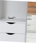 Soft Close Hidden Cabinet Hinges For Corner Cabinets With Damping System For Quiet Operation And Smooth Self Closing Easy Installation Includes Screws 2 Pack Zerodeko shown on white cabinet
