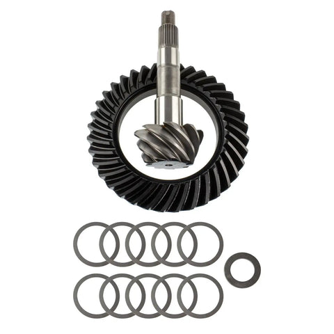 Heavy Duty Ring And Pinion Gear Set For Toyota 8 Inch V6 Rear Differential With 4 11 Ratio, includes gear and spacers.