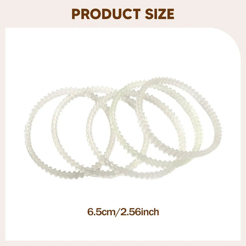 Durable Nylon 6X KT6808 Chain Dentate Strips size 6.5cm for jewelry rotary tumbler polishing machines