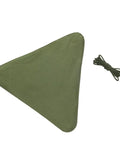 Nylon Outdoor Tripod Stool Portable Camping Chair Kit with triangle seat cover and rope, durable and compact design.