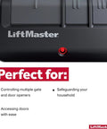 Green 893MAX Garage Door Remote Transmitter With Easy Setup And Universal Compatibility For Most Openers Durable Wireless Control.