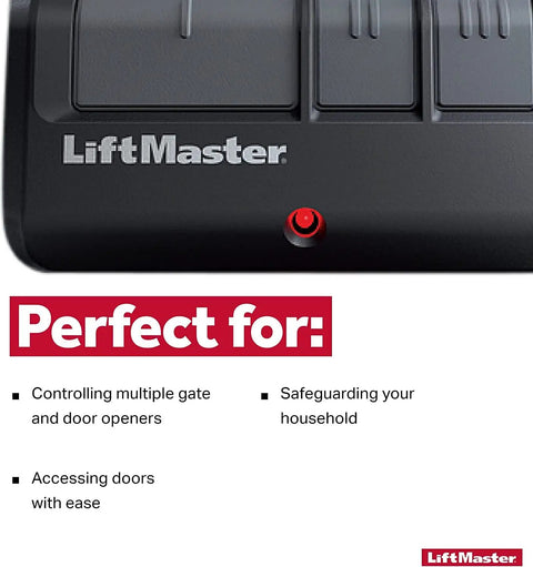 Green 893MAX Garage Door Remote Transmitter With Easy Setup And Universal Compatibility For Most Openers Durable Wireless Control.