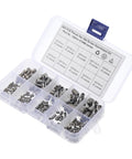 Tough Stuff 300pcs Stainless Steel Allen Head Socket Screw Set Assembly Kit Tools Featuring Oval Cup Point Internal Drive Fasteners For Pro Mechanics And Industrial Jobs Solid Heavy Duty Gear Really Kick Ass Deal For Your Next Gig. 300-piece stainless steel screw assortment in plastic case