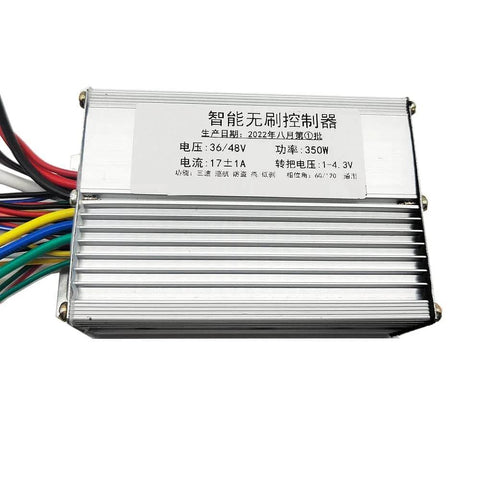 36V-48V 350W Brushless DC Motor Controller For Electric Bicycle Electric Scooter With Beefed Up Aluminum Alloy Housing