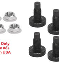 3/8 Inch 24 Thread Torque Converter Nut And Stud Kit Built Hella Tough With Zinc Coated Alloy Steel Bolts, nuts and studs set