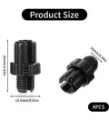 Bike Brake Lever Adjustment Screws 4 Pack 10mm Aluminum Alloy Bolts For Mountain And Road Bikes, product size dimensions