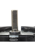 60Ktyz Ac Gearmotor With 8 Mm Eccentric Shaft 110 V 220 V 14 Watt 20 Rpm Metal Geared Reducer showing 8mm eccentric shaft detail.