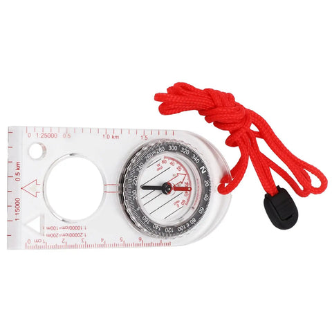 Lightweight Acrylic Backpacking Compass For Hiking And Outdoor Adventures Real Deal Navigation Tool With Durable Build And Adjustable Lanyard