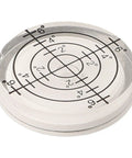32mm for acrylic Bubble Level Round Circular for spirit Gauge(1) with black internal measurement lines on clear body.