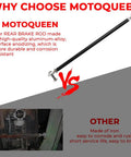 Throttle Linkage Adjustable Kit With Ten And A Quarter Inch To Eleven And Three Quarters Inch Reach Aluminum Alloy Rod Ends Universal Car Fit Left And Right Hand Threads Easy Install For Street And Track Rides Durable Performance Upgrade, black adjustable rod with metal ends