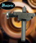 Pro Grade Improved Taper Turning Attachment With Revolving Live Center For Lathe Machines 3MT Morse Taper Precision Tooling