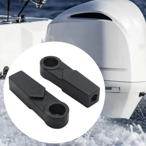 2 Pcs Boat Motor Remote Control Cable End Replacement For Outboard Engines From 6HP To 300HP 1984-2012 Replaces 6E5-48344-00 Marine Grade Plastic Construction Built Tough Easy Install Saltwater Ready