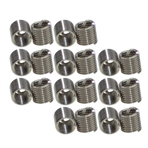 Twenty Pack M3 X 0.5 X 1.5D Stainless Steel Wire Thread Inserts Metric Helicoil Style Thread Repair Kit For Heavy Duty Bolt Restoration And Hella Secure Grip Tight Installation Fix