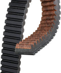 Close-up of G-Force Snowmobile Belt 44G4553 Replacement Drive Belt One Pack showing detailed texture and construction.