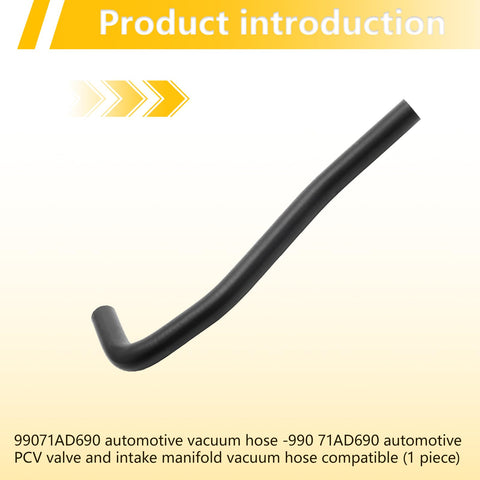 Subaru Vacuum Hose PCV Valve Replacement For Forester 2.5L 2011-2016 And Crosstrek 2.0L 2015-2017, curved design