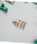 Brass Jewelry Box Hinges With Concealed Silent Opening Mechanism, Cylindrical Barrel Hinges For Wooden Cabinets shown in detail