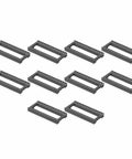 12 Pack DIP IC Socket Adapters, 32 Pin, 2.54mm Pitch, Solder Friendly, Flat Circuit Clips for Prototyping and Repair