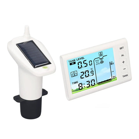 Smart Ultrasonic Water Level Sensor For Home Use Cordless Liquid Level Detector with digital display for household tanks