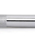 Four Piece Three Eighths Inch Drive Extension Set Includes One And A Half Inch, 3 Inch, 6 Inch And 12 Inch Extensions, Polished Chrome Finish