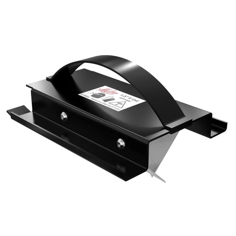 1.5 Inch V Cut Duct Board Cutting Tool For Precise V Groove Joints In HVAC Jobs Black Pro Grade with heavy-duty sled frame