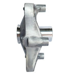 Solid Rear Wheel Hub Assembly With Brake Rotor And Beefy Studs Bolts Kit For Polaris RZR And Sportsman Atv Utv side view showing metallic finish and design.