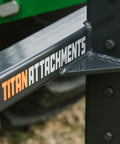 3 Point Single Tine Subsoiler For Cat 1 Tractors Eight Point Five Inch By One Point Five Inch Shank close-up of structural detail
