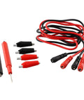 Digital Multimeter Probe Kit With 16 Piece Needle Tip Probes Insulated Clips And Test Pens For 4mm Meters In Card Slot 1000V Rated