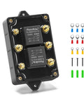 Heavy Duty 12V Forward Reverse Relay Module For Motor Control, featuring two relays and brass contacts, ideal for various applications.