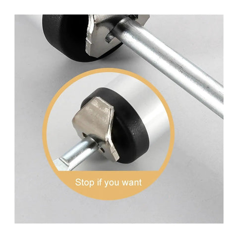 Close-up of Built To Last Aluminum Alloy Automatic Door Closer With Adjustable Buffer Force For Up To 35 Kg Doors, highlighting stopper feature.