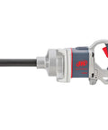 Pro Level One Inch Drive Air Impact Wrench Crafted For Boss Garage Tasks, 6-inch anvil, heavy-duty steel, ergonomic handle.