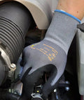 Maxiflex PIP Large Ultimate Micro Foam Nitrile Coated Work Gloves With Nylon Liner And Continuous Knit Wrist For Tough Jobs