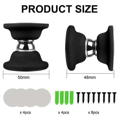 Must Have RV Door Stopper Silicone Catch Holder For Outdoor Motor Home Use Weatherproof Gear with dimensions 50mm x 48mm.