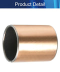 Heavy Duty Oilless Sleeve Bearing 30Mm ID X 34Mm OD X 40Mm Length Plain Bushing For Electrical Motors Smooth gliding bronze bushing detail.