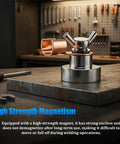 Rock Solid Magnetic Ground Clamp For Car SUV Truck Making Tack Welds And Cuttings Perfect Welding Support Tool With Copper Conductors, high-strength magnet and support for welding.