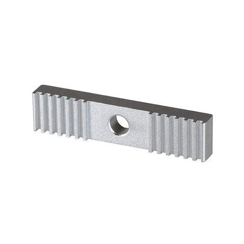 GT2 Timing Belt Aluminum Gear Clamp Mount Block 9x40mm for 6mm wide belts showing precision alignment design.