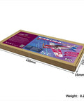 Indoor Micro RC Plane Kit Sakura 3D F3P box packaging with dimensions for indoor flight, unassembled EPP/PP materials