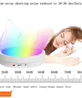 CHANGLKJ Led Rotating Turntable Display Stand With Remote Control 5000 Mah Battery shows colorful LED lighting with a user resting nearby.