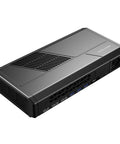 Next Level External GPU Docking Station With AMD Radeon 7600M XT Graphics And Eight GB Memory rear view with multiple ports.