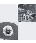 Close-up of the triple filter in the Compact Countertop Dishwasher Five Place Settings Fully Automatic Smart Air Dry.
