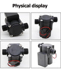 Portable Micro Hydro Generator 210mW Water Turbine Power Station DC 6V 1.4A Output Durable Nylon Fiberglass Build
