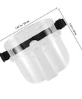 Heavy Duty Adjustable Welding Safety Goggles With Smooth Antifog Clear Lens; 7.47 in size; durable clear lens for visibility.