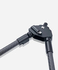 Pro Hunter Tac Bipod For Precision Rifles, Adjustable Reach 8.9 To 12.2 Inches, detail of modular carbon legs and cant facility